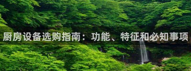 尊龙集团有限公司招聘：厨房设备选购指南：功能、特征和必知事项